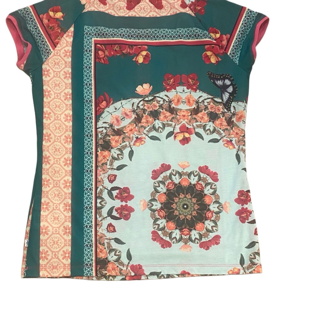 FARM Rio Adidas collab Borboflor TShirt - Picture 3 of 10